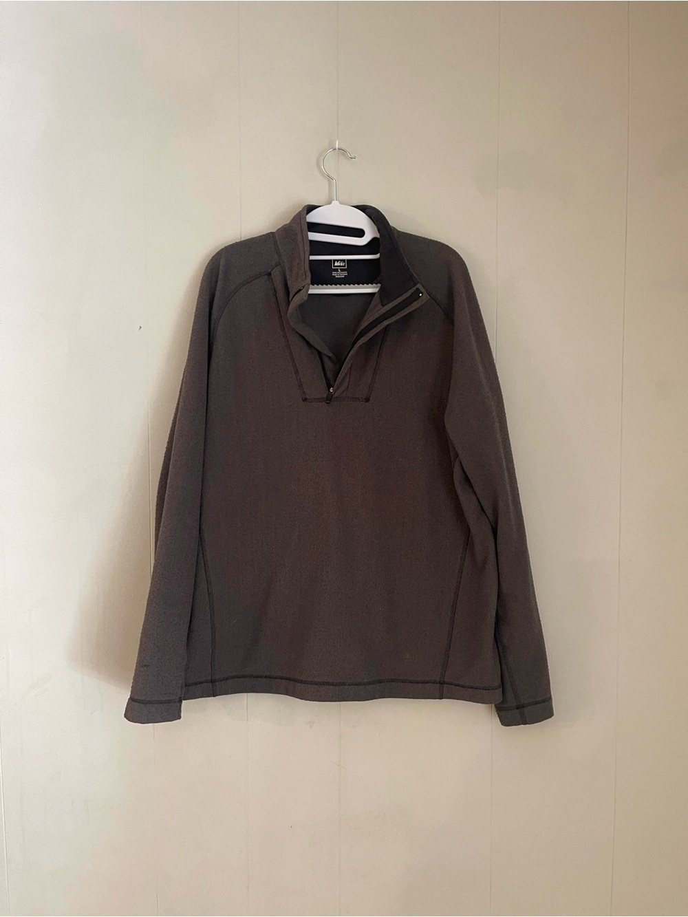 REI Half-Zip Fleece Pullover in Charcoal